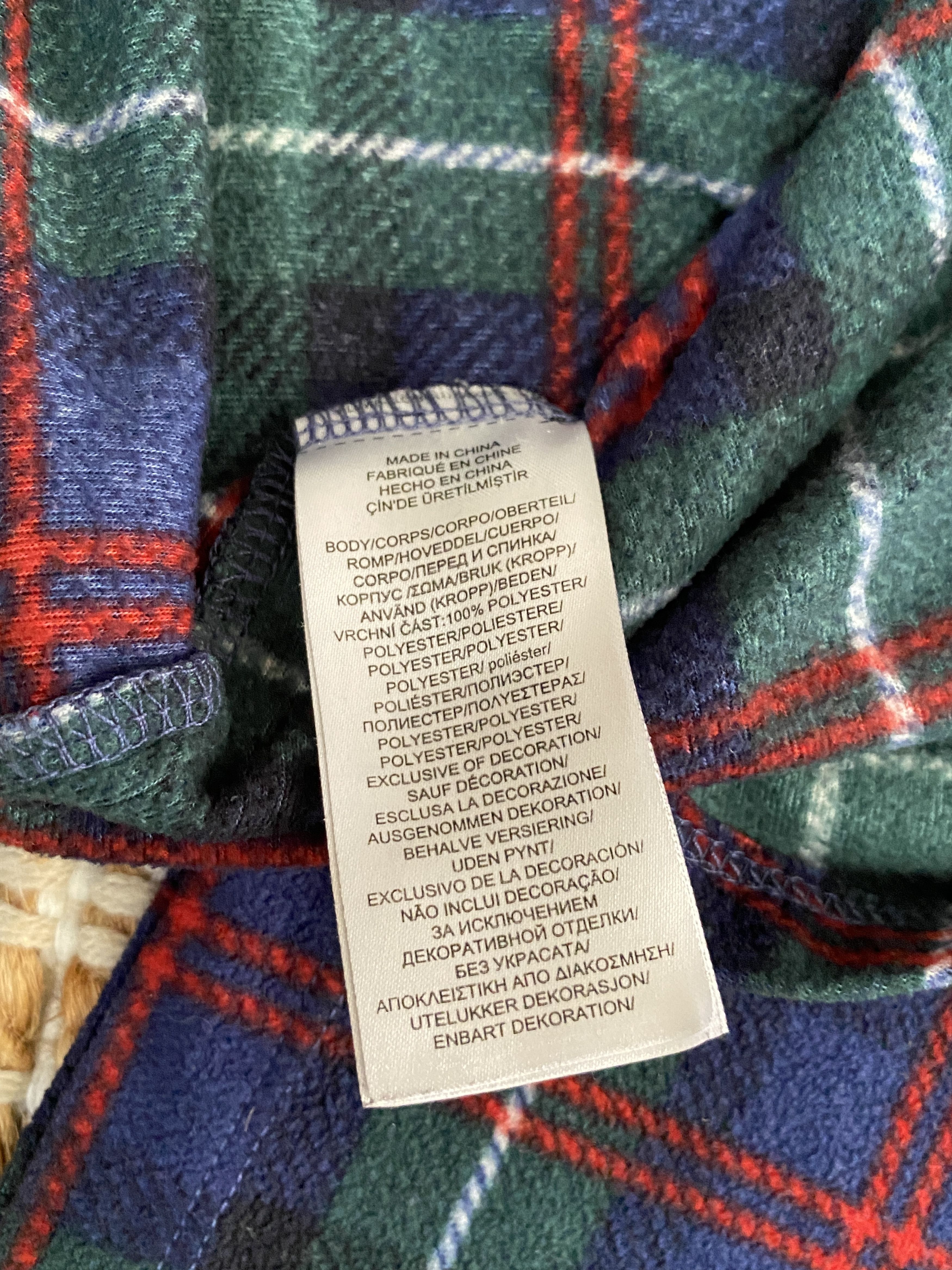 Ralph Lauren Lauren Ralph Lauren Women's Microfleece Plaid Pajama Top Size M / US 6-8 / IT 42-44 - 4 Thumbnail