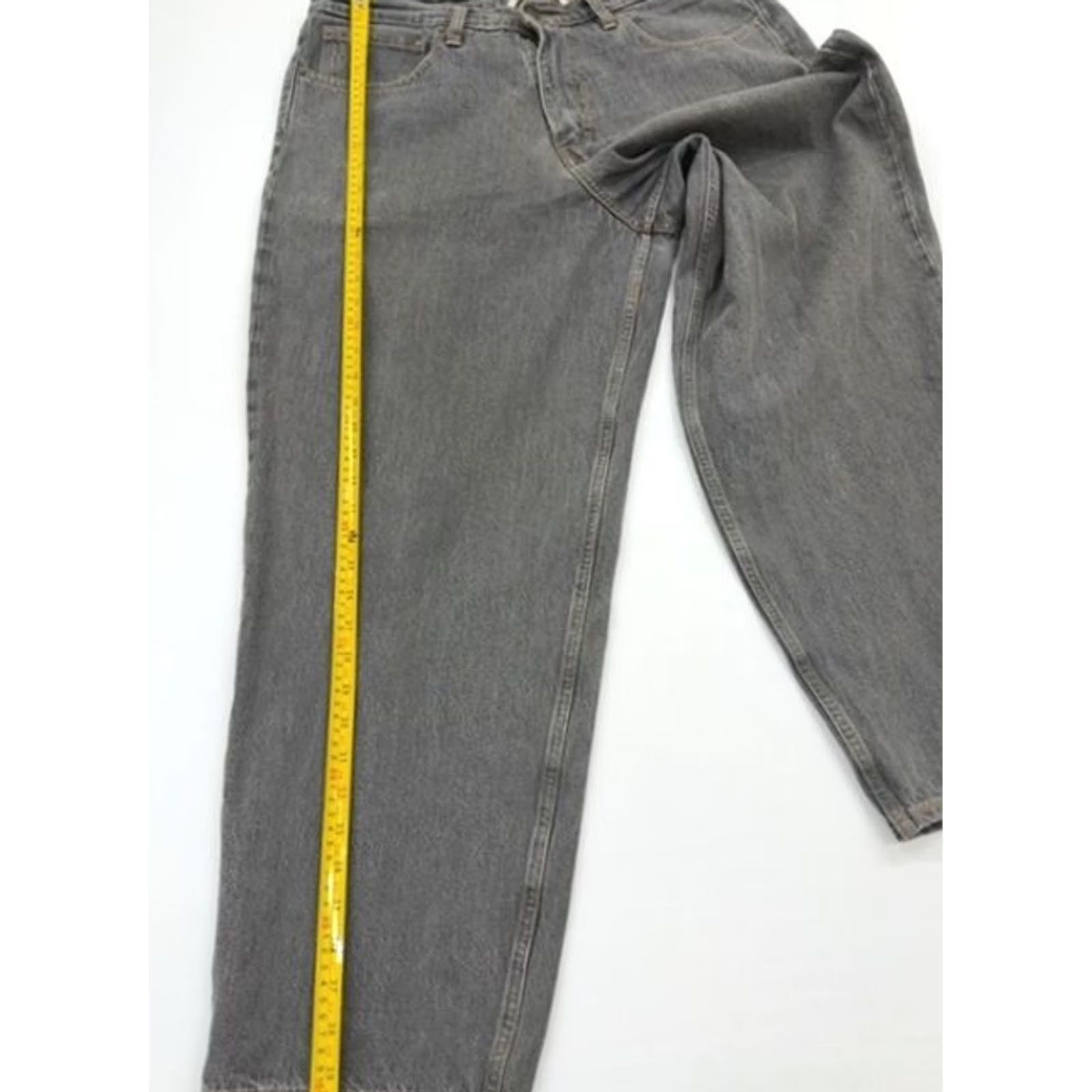 Levi's Levi's Men’s Super Baggy Gray Denim Jeans 34x30 Jeans Mens 34 Gray Size US 34 / EU 50 - 5 Thumbnail