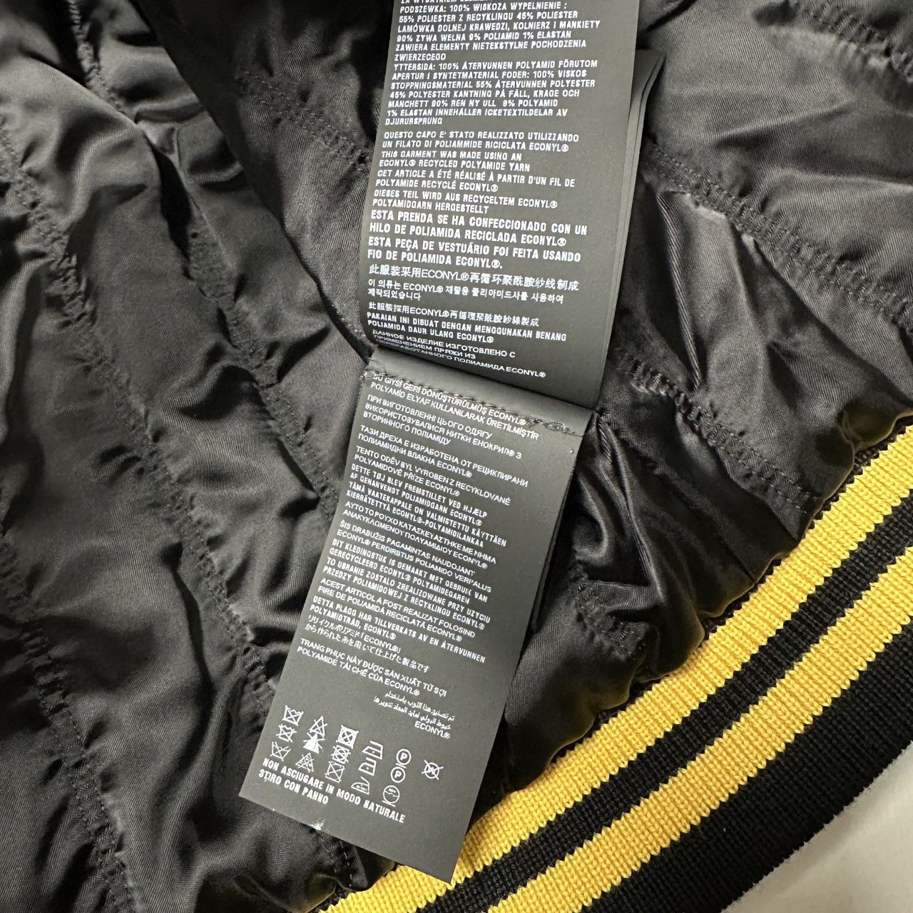 Prada Prada mens size XL re-nylon Bomber jacket baseball varsity Size US XL / EU 56 / 4 - 19 Thumbnail