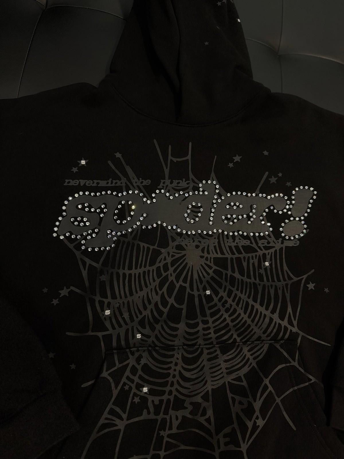 Sp5der Sp5der Black VVS Stone Hoodie Size (XL) 2026 Authentic Size US XL / EU 56 / 4 - 6 Thumbnail