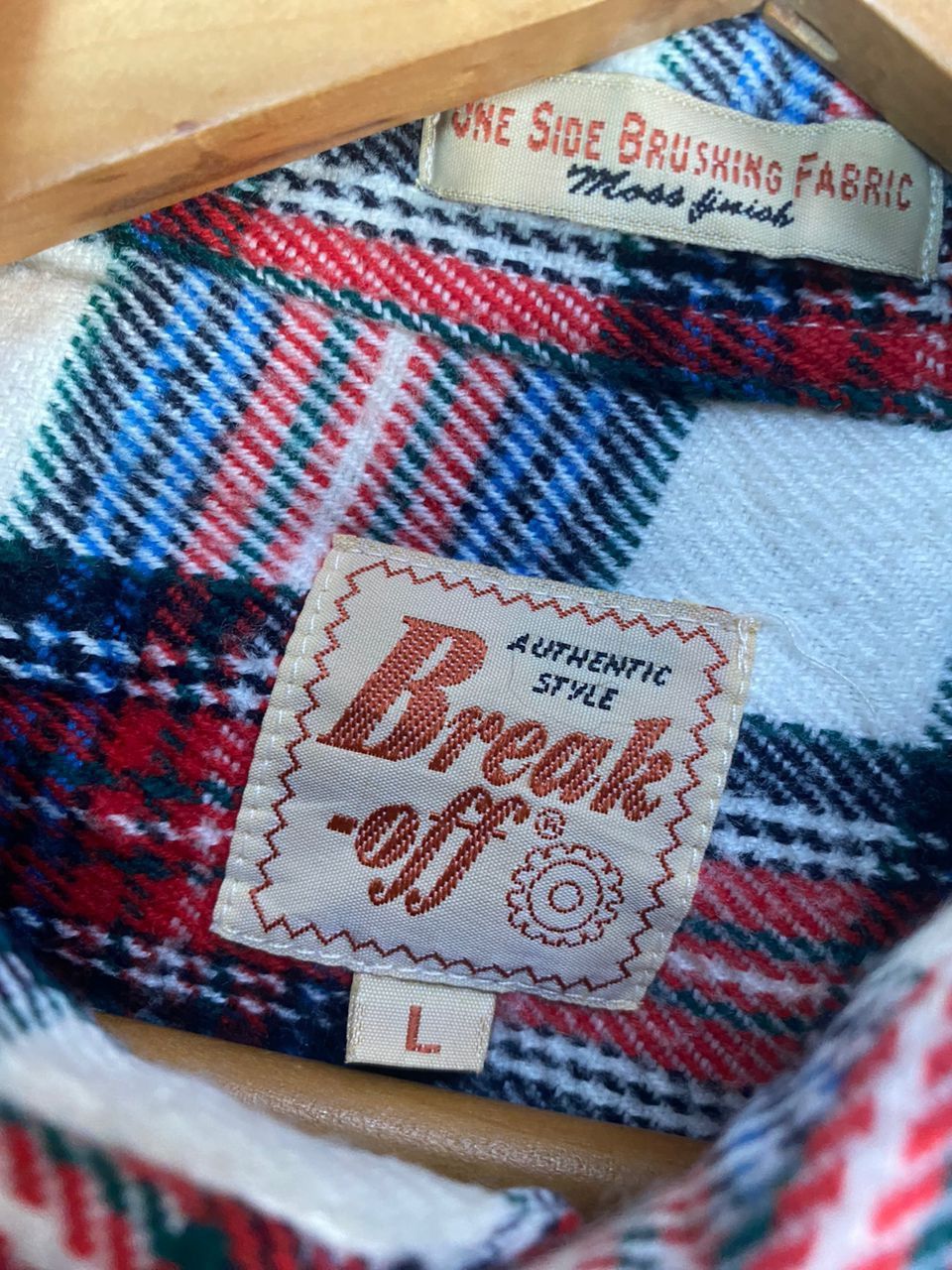 Flannel × Japanese Brand Vintage break off button up flannel shirt Size US L / EU 52-54 / 3 - 5 Thumbnail