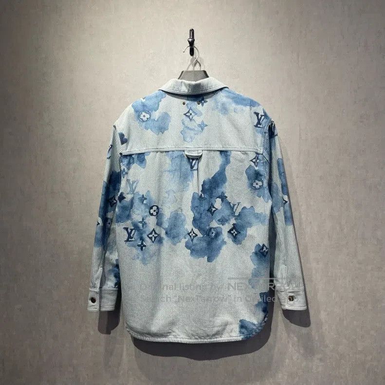 Louis Vuitton Louis Vuitton Ink stripe logo long sleeve shirt Size US M / EU 48-50 / 2 - 2 Thumbnail