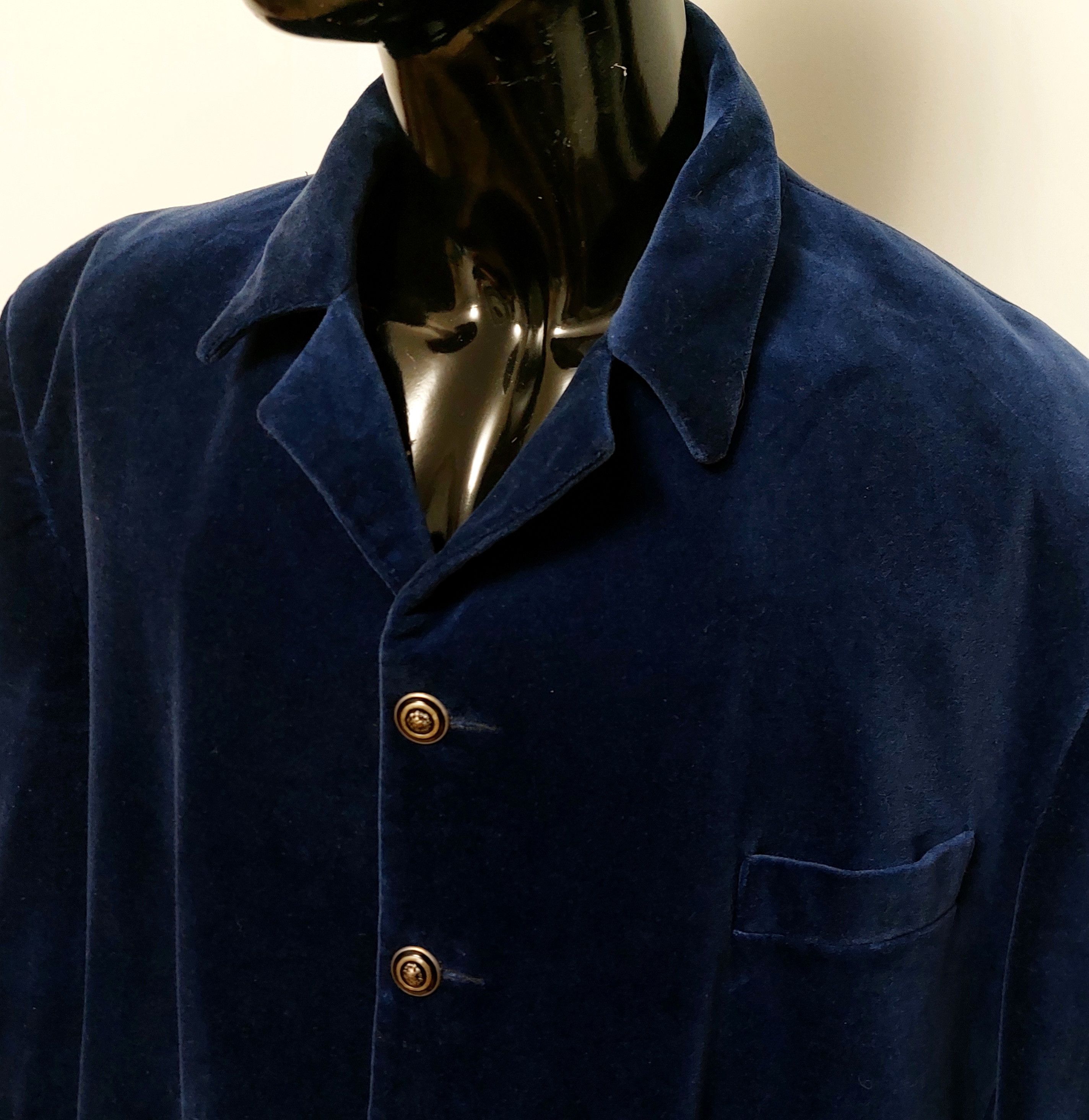 Vintage 1970/80s Diffusion by Wilson velvet jacket with pads Size US XL / EU 56 / 4 - 2 Thumbnail