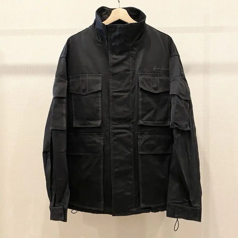 Versace Versace Black Polyester Men's Jacket 0089 Size US M / EU 48-50 / 2 - 1 Thumbnail
