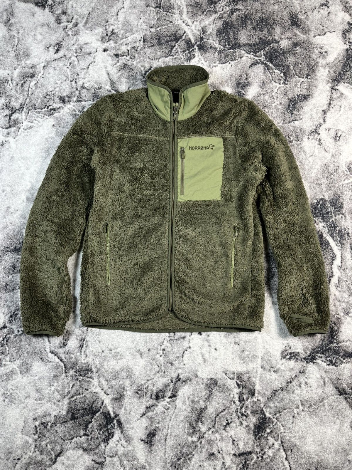 Norrona Norrona Fleece Jacket Sherpa Zip Gorpcore S Fits M Size US M / EU 48-50 / 2 - 1 Thumbnail