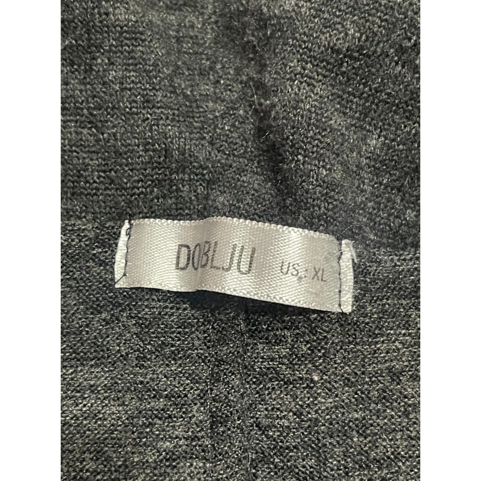 Vintage Doublju Sweater Shirt Women's XL Black Long Sleeve Turtleneck Pullover Casual Knit, Regular Fit, Solid, Fall Spring Summer, Womens Size XL / US 12-14 / IT 48-50 - 7 Thumbnail