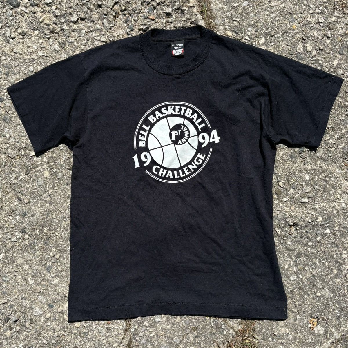 Vintage Vintage 1994 Screen Stars Single Stitch Basketball Tee (#11) Size US XL / EU 56 / 4 - 1 Thumbnail