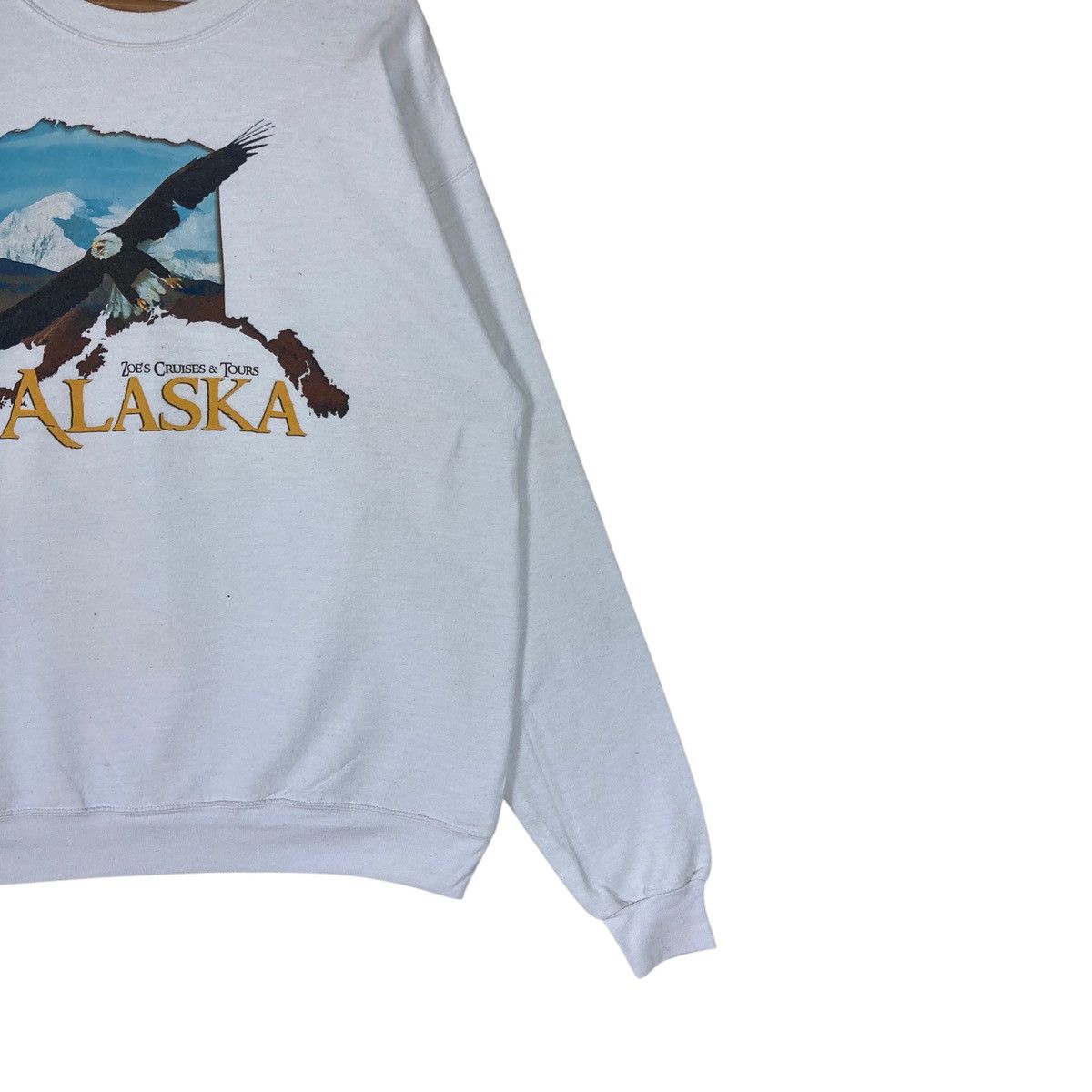 Hanes Vintage Hanes Eagle Alaska Pullover Jumper Sweatshirt Size US L / EU 52-54 / 3 - 4 Thumbnail