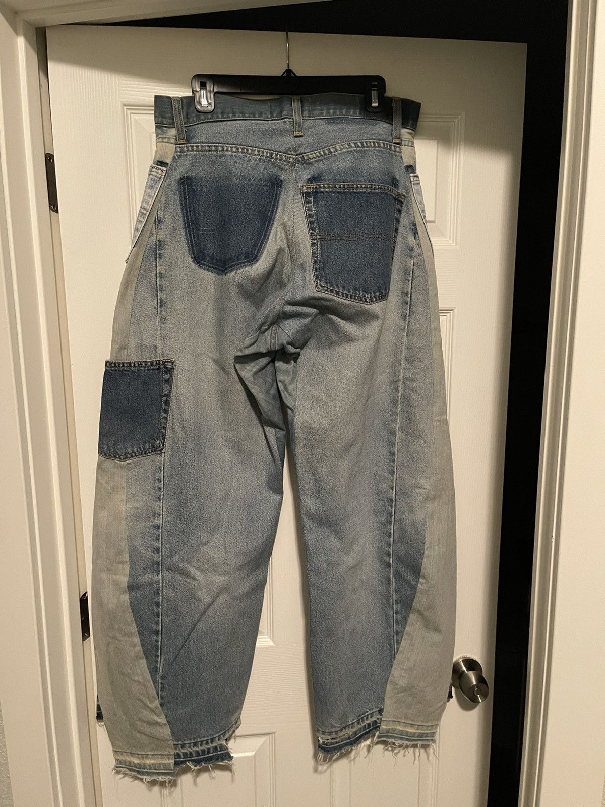 Liam Hodges Unified Wide Leg Upcycled Jeans Size US 34 / EU 50 - 2 Thumbnail