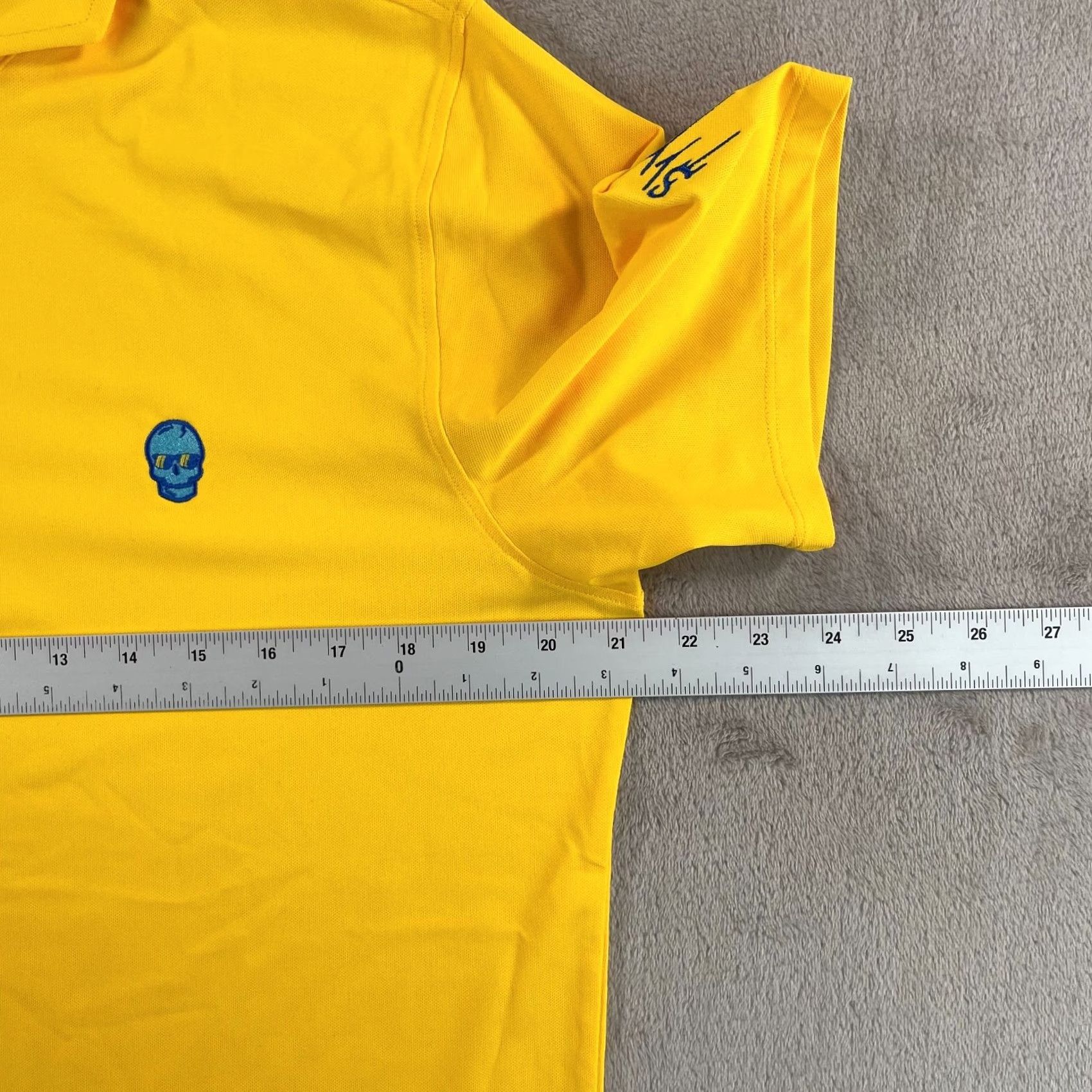 G/FORE G/FORE Polo Shirt Men Medium Yellow Performance Golf NWT NWOT Dripping Swag Shirt Size US M / EU 48-50 / 2 - 6 Thumbnail