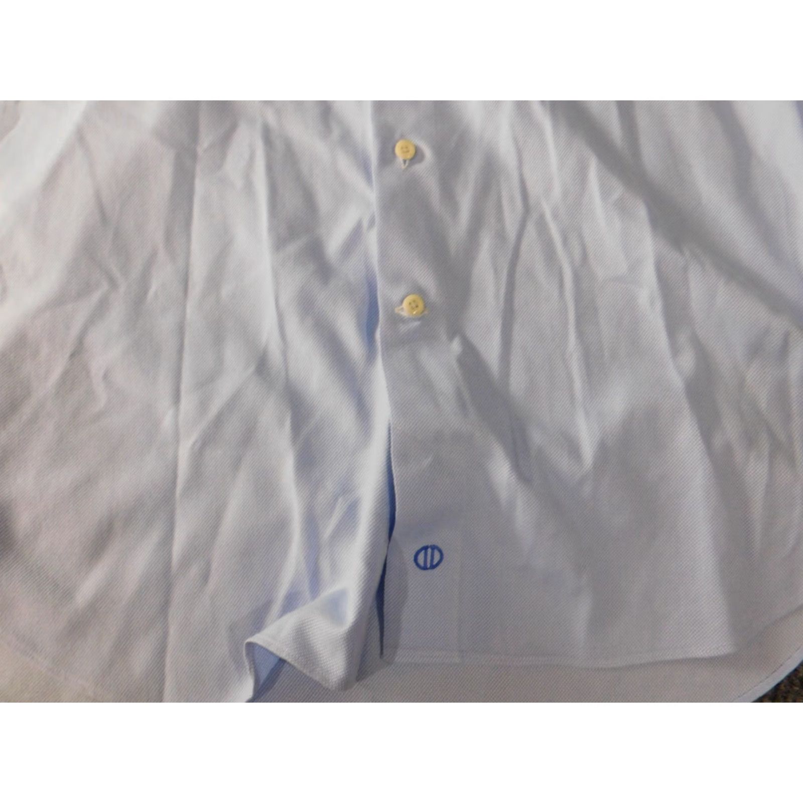 David Donahue David Donahue Dress Shirt Mens 16.5 Blue Cotton Classic Regular Long Sleeve Button-Down Collared Breathable Non-Iron Casual Vintage No N/A Size US XL / EU 56 / 4 - 4 Thumbnail
