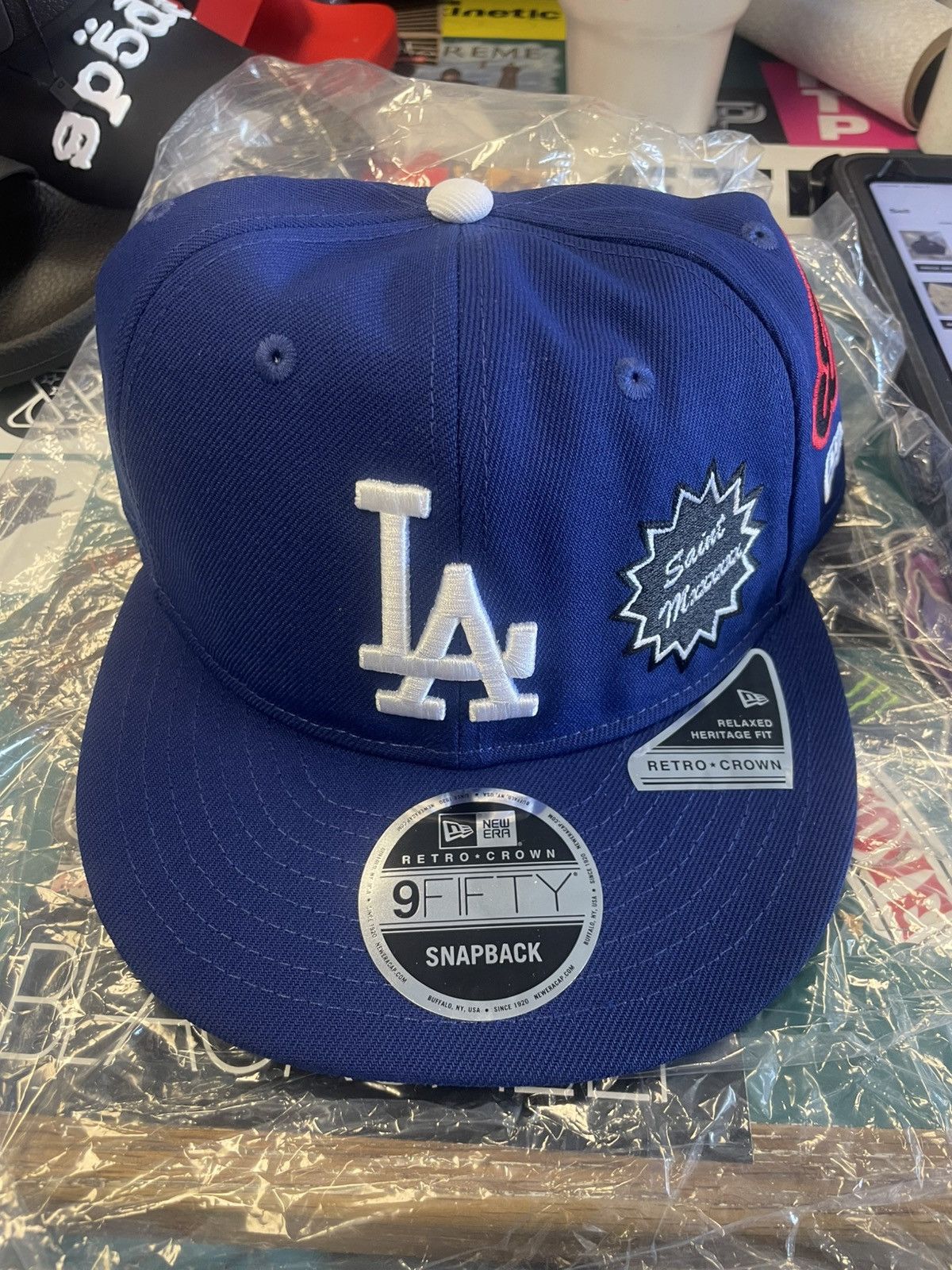 Saint Michael Saint MXXXXXX New Era LA Dodgers Snapback Size ONE SIZE - 6 Thumbnail