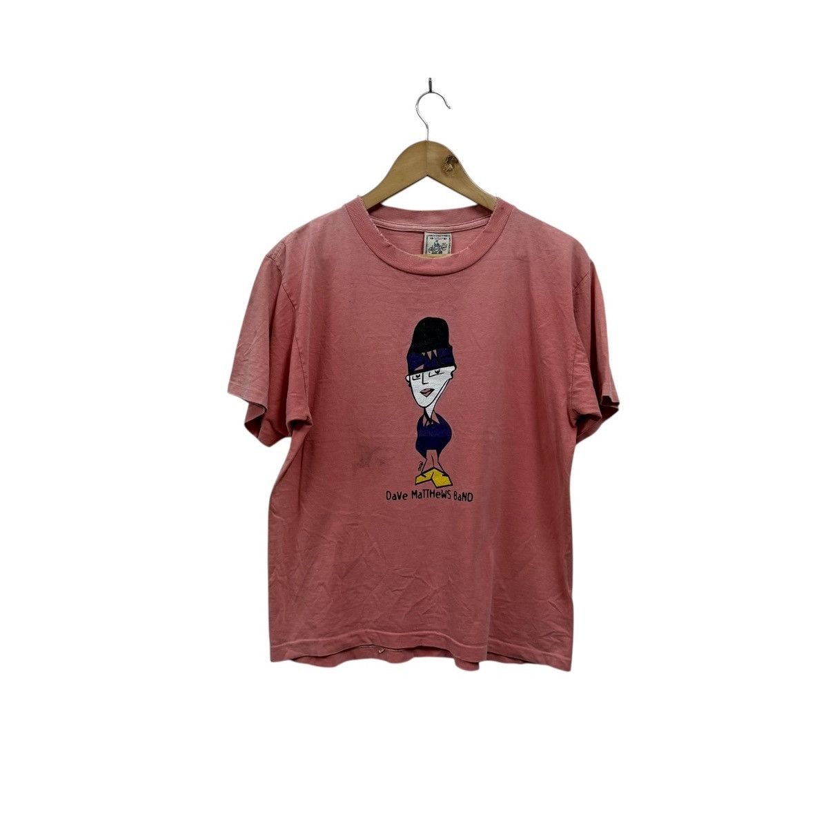 Band Tees Vintage 90s Dave Matthews Band Thrashed Tshirt Single Stitch Size US M / EU 48-50 / 2 - 1 Thumbnail
