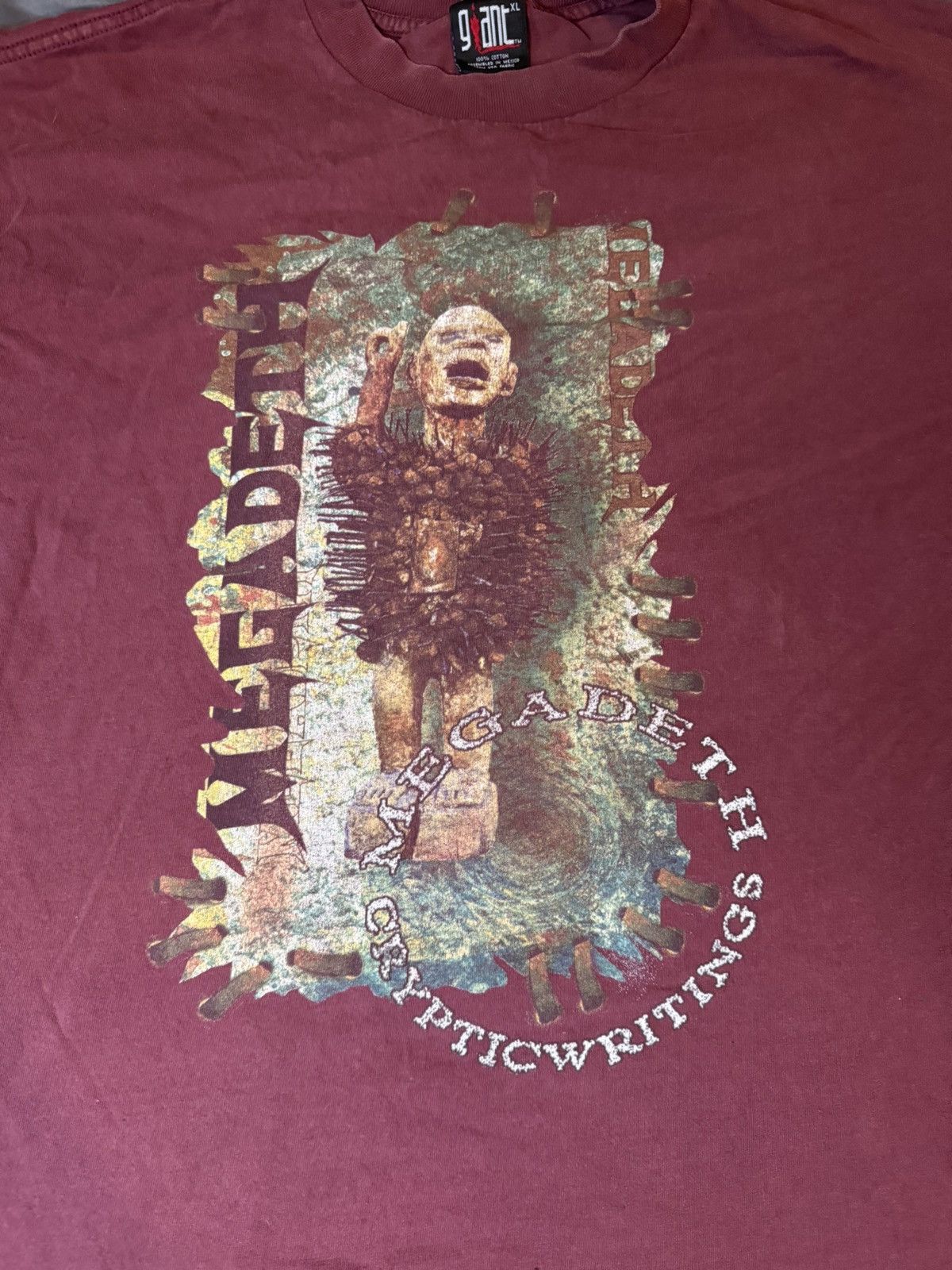 Band Tees × Vintage Vintage Megadeath 1997 grail tour/band tee Size US XL / EU 56 / 4 - 3 Thumbnail