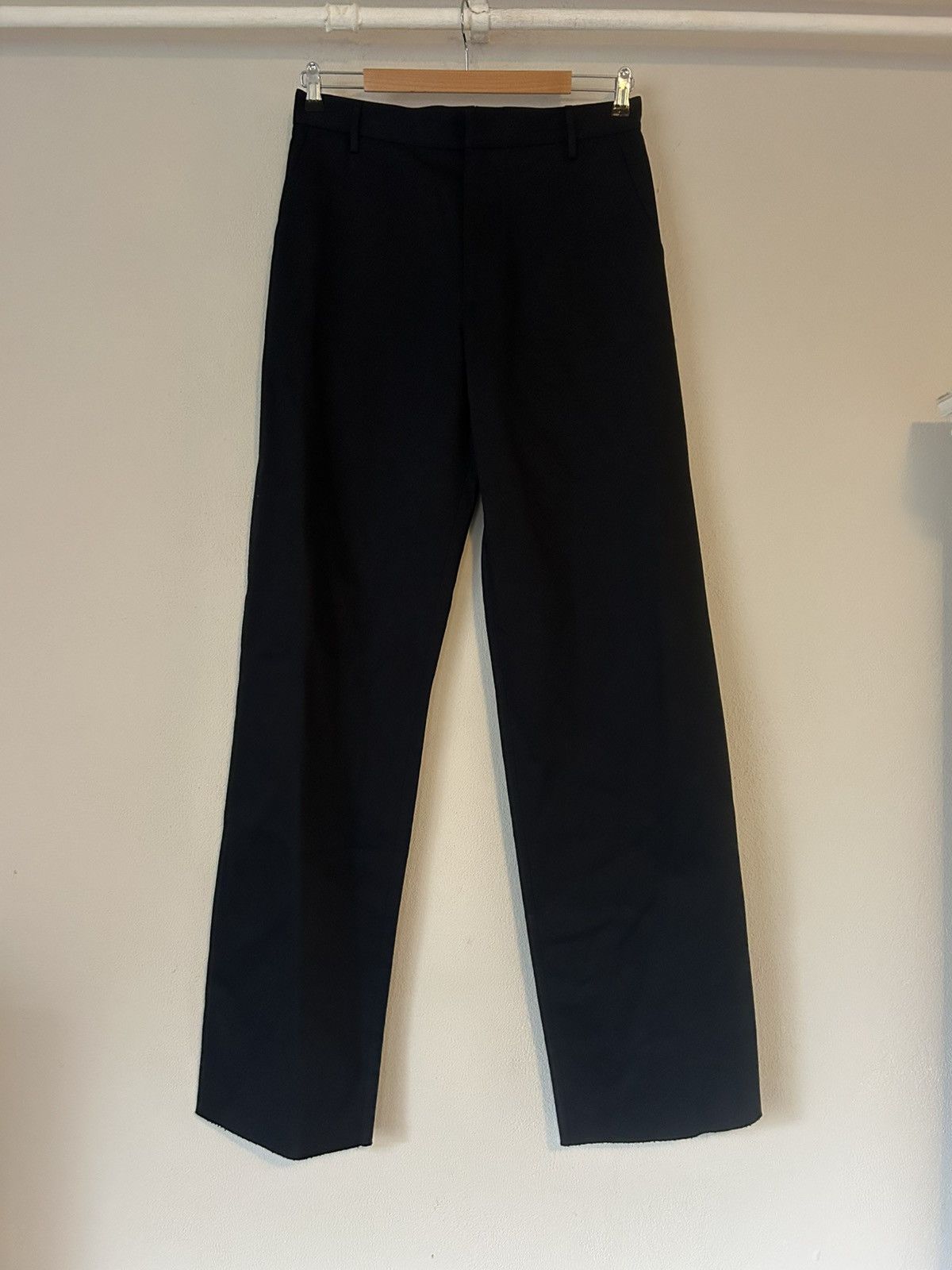 Gucci Classic Straight Navy Wool Trousers Size US 30 / EU 46 - 1 Thumbnail