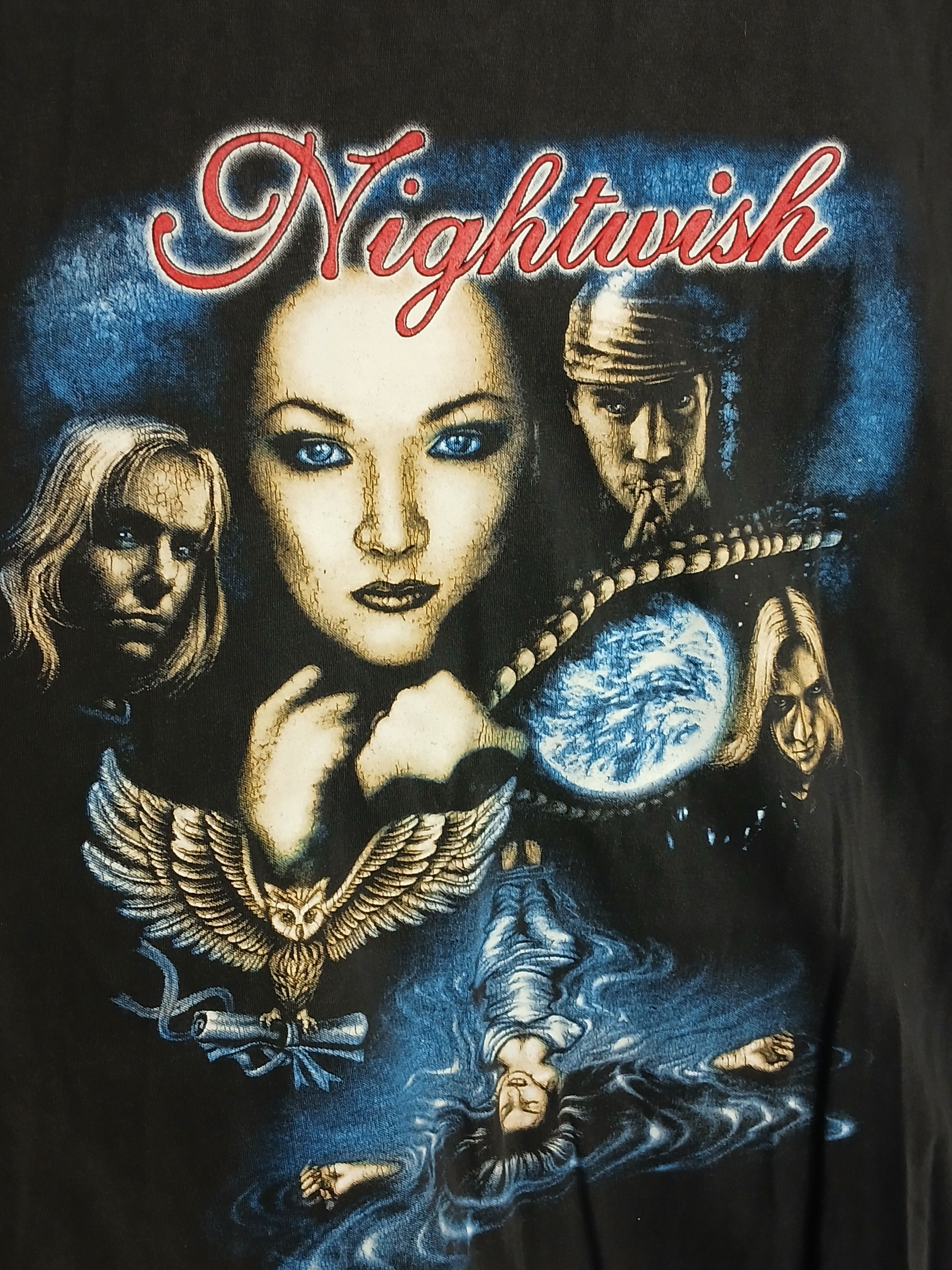 Band Tees × Vintage Vintage Nightwish Single Stitch T-Shirt Size US XL / EU 56 / 4 - 3 Thumbnail