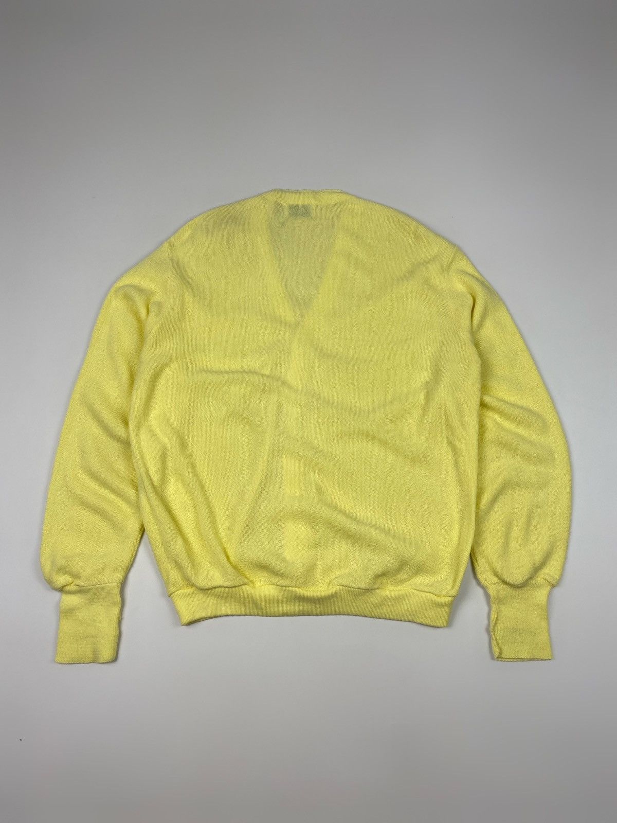Izod × Lacoste × Vintage Vintage Izod x Lacoste Lemon Cardigan Sweater Size US L / EU 52-54 / 3 - 7 Thumbnail