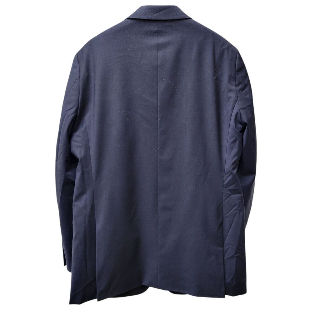 Calvin Klein Calvin Klein Men's Blue Wool-Blend 2-Button Side-Vent Suit Size 42L - 6 Thumbnail
