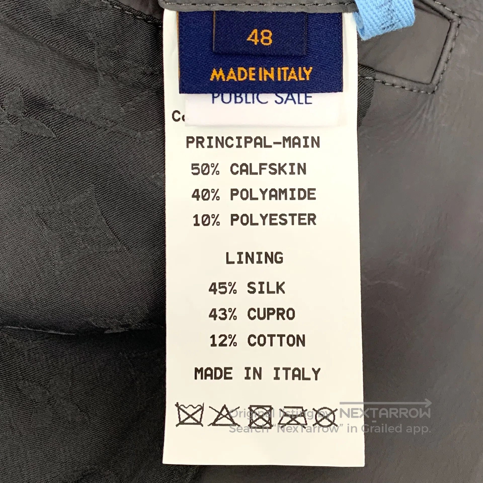 Louis Vuitton Louis Vuitton Grey letter embroidery leather collar zip lo Size US M / EU 48-50 / 2 - 6 Thumbnail