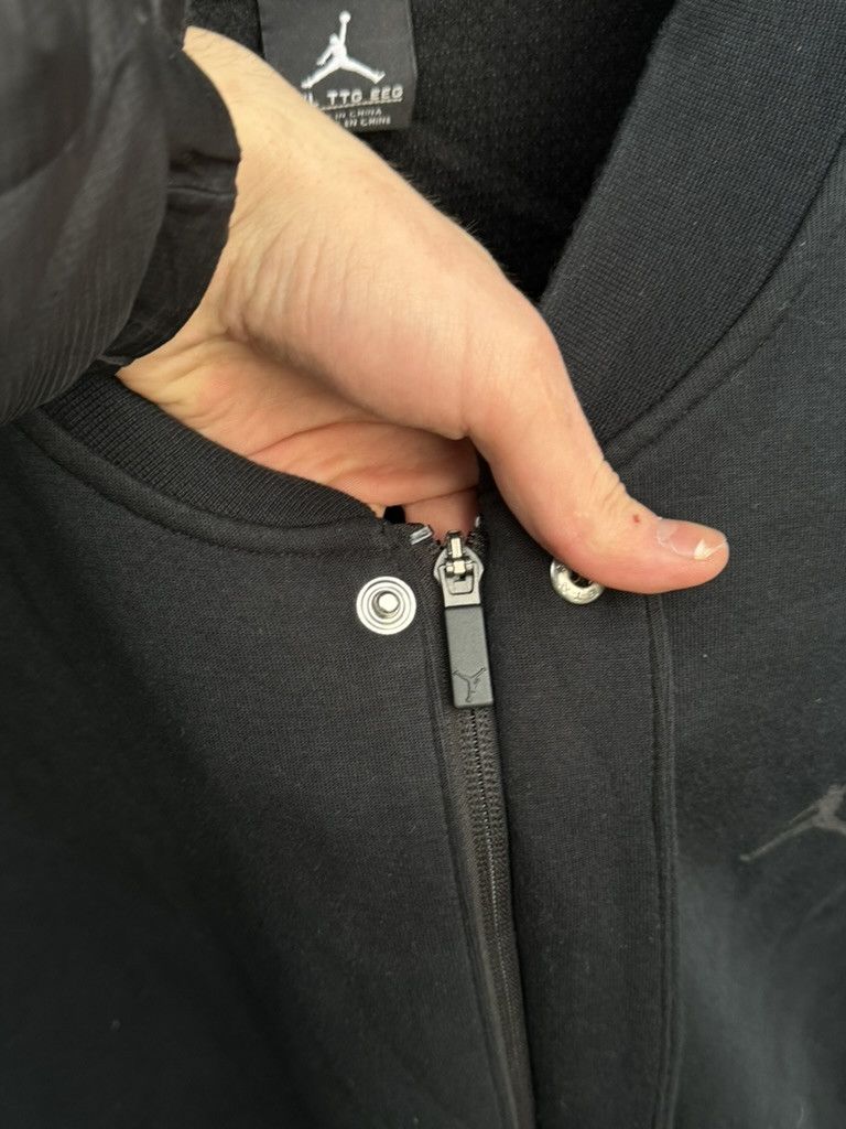 Jordan Brand × Nike Nike Jordan Zip Cotton Sweatshirt Jacket Black XXL Size US XXL / EU 58 / 5 - 4 Thumbnail