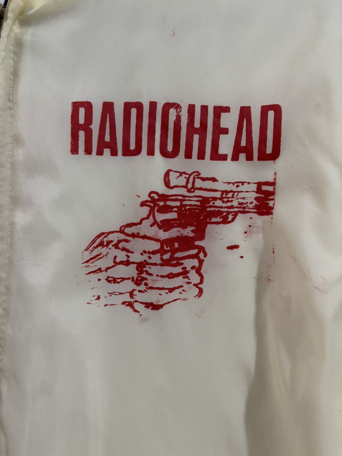 Band Tees Radiohead windbreaker. Size US L / EU 52-54 / 3 - 2 Thumbnail