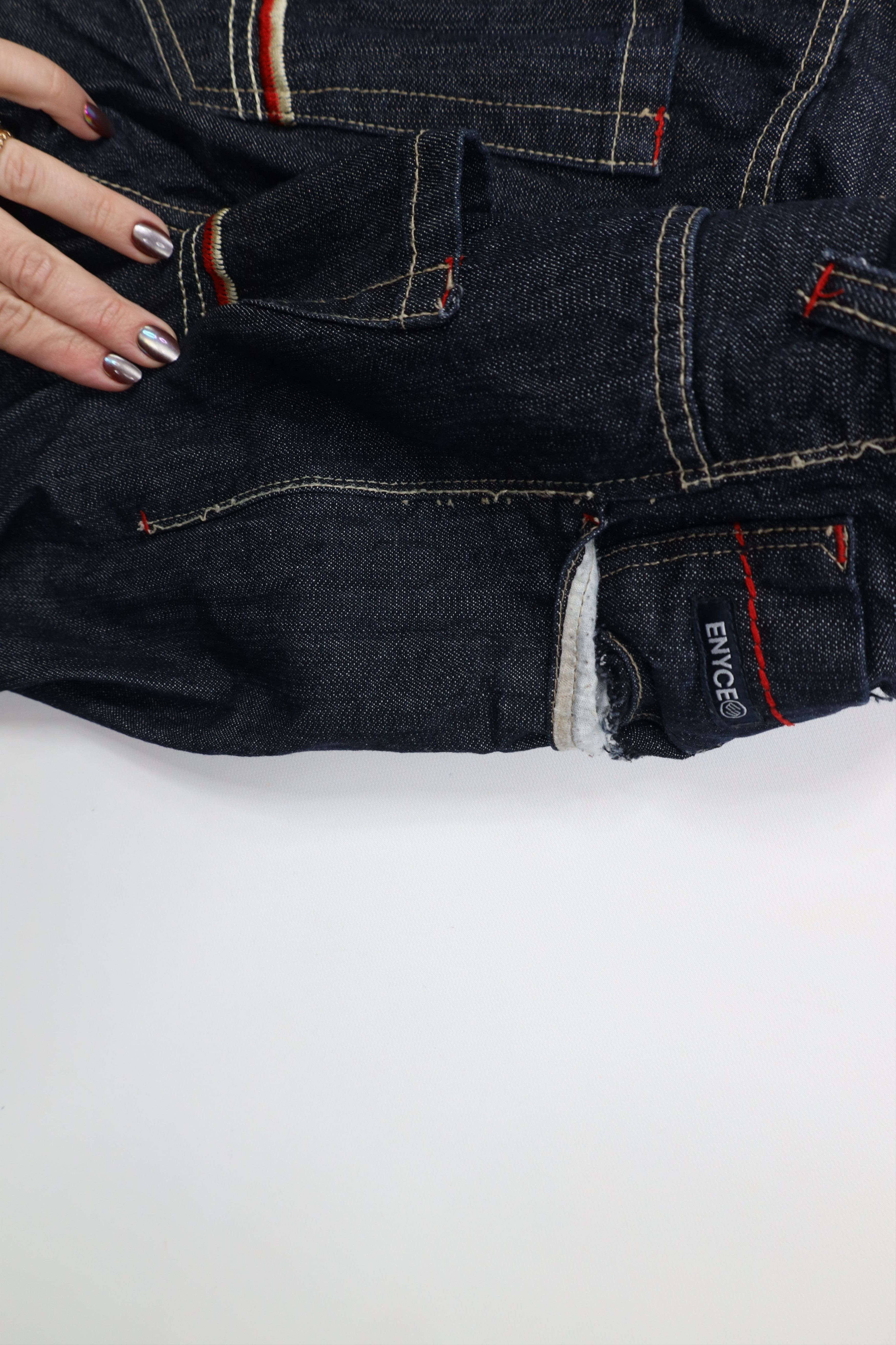 Vintage Vintage 90s Y2K Enyce Sean Combs Baggy Wide Leg Denim Jeans Size US 38 / EU 54 - 9 Thumbnail