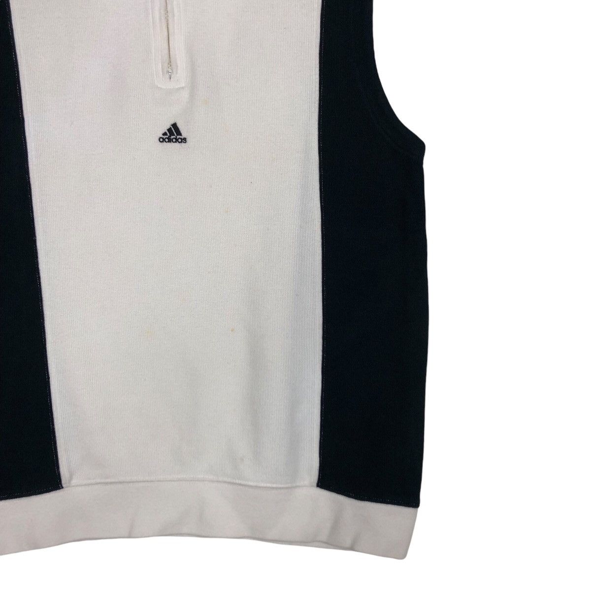 Adidas × Japanese Brand Adidas Sleeveless Jumper Sweatshirt Half Zip Rare Small Size US S / EU 44-46 / 1 - 4 Thumbnail