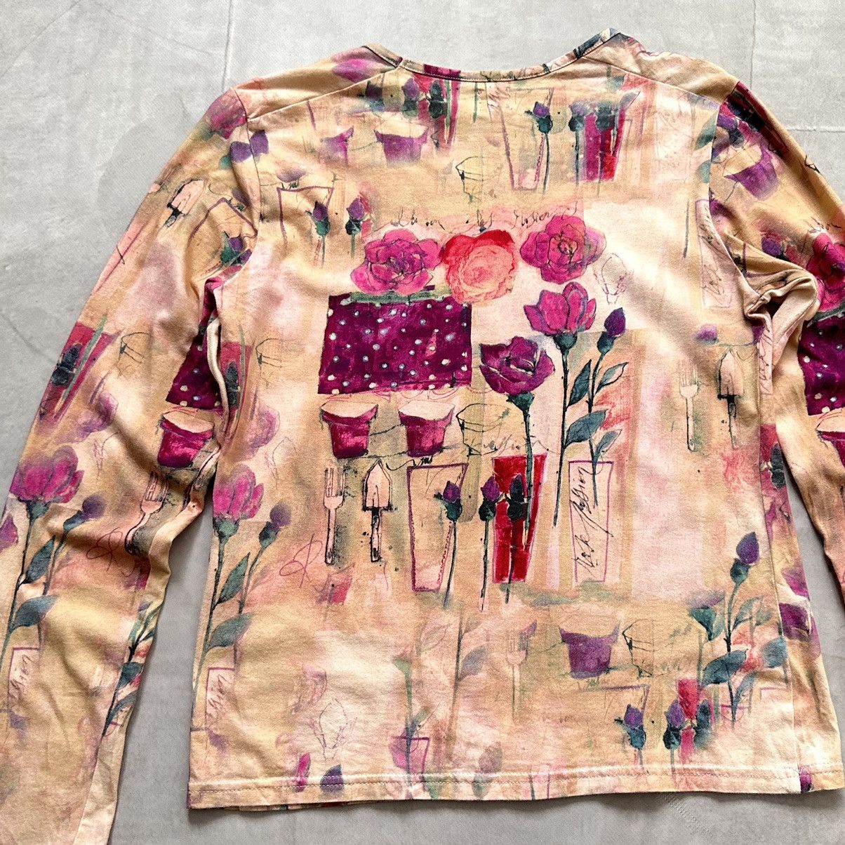 Hysteric Glamour Japan Floral Hysteric Glamour Style Long Sleeve T Shirt Y2K Size M / US 6-8 / IT 42-44 - 17 Thumbnail
