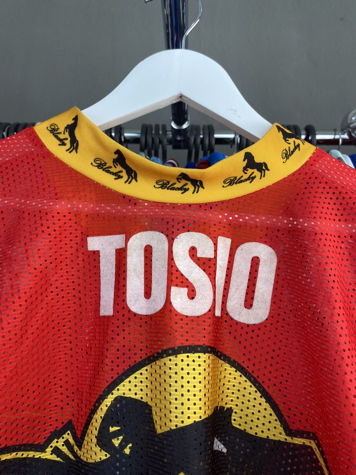 SC BERN Blacky #31 TOSIO Team Ice Hockey Jersey Shirt Size L