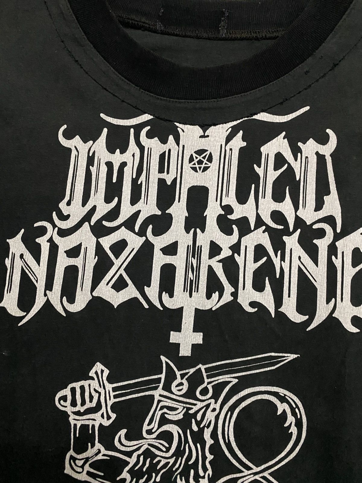 Band Tees Vintage Thrash condition Rare Impaled Nazarene Size US M / EU 48-50 / 2 - 7 Thumbnail
