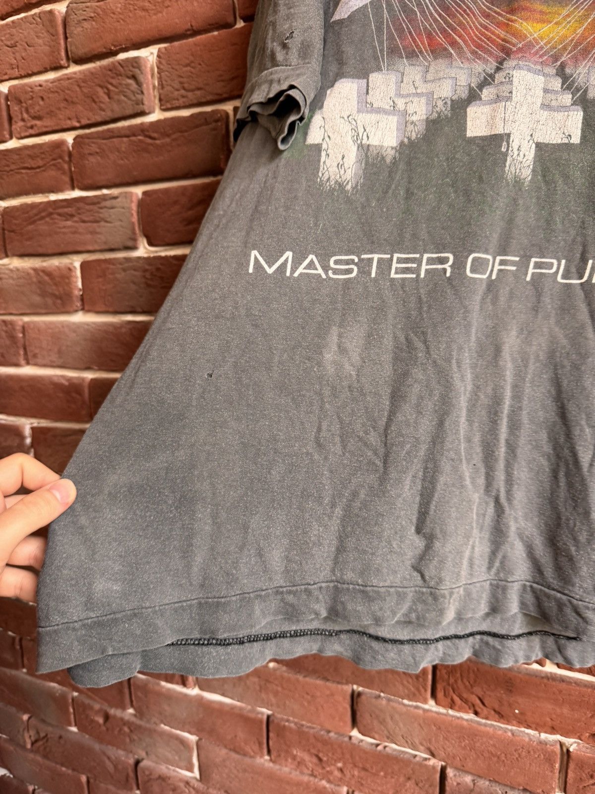 4GSELLER × Band Tees × Vintage Metallica Master Of Puppets Band 80s Vintage T-Shirt Metal Size US L / EU 52-54 / 3 - 5 Thumbnail