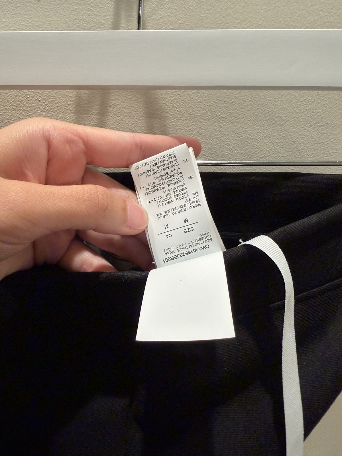 Off-White Off-White Monogram-Band Track Pants — Black/Pink Purple FW22 Size 28" / US 6 / IT 42 - 4 Thumbnail
