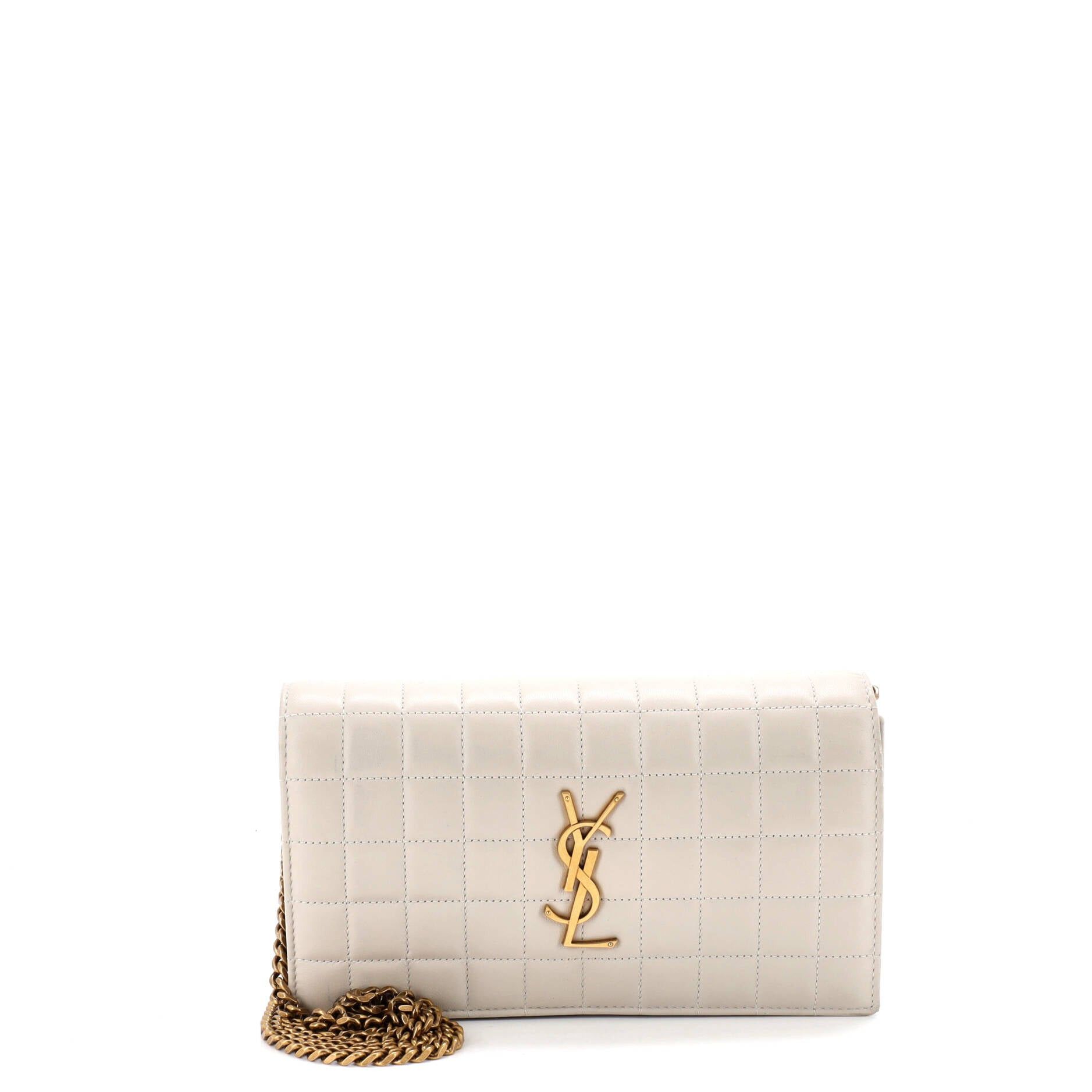Saint Laurent Paris Cassandre Wallet on Chain Size ONE SIZE - 1 Thumbnail