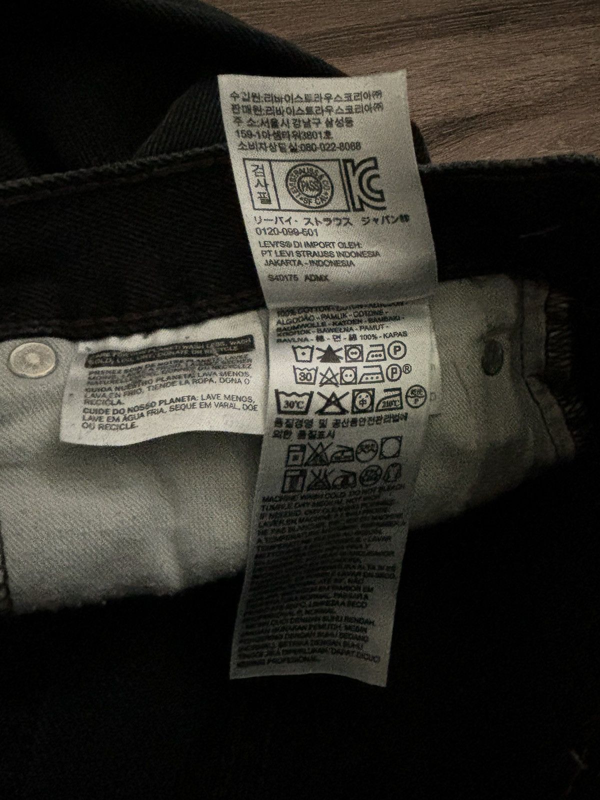 Levi's Vintage Clothing Black vintage Levi jeans Size US 32 / EU 48 - 5 Thumbnail