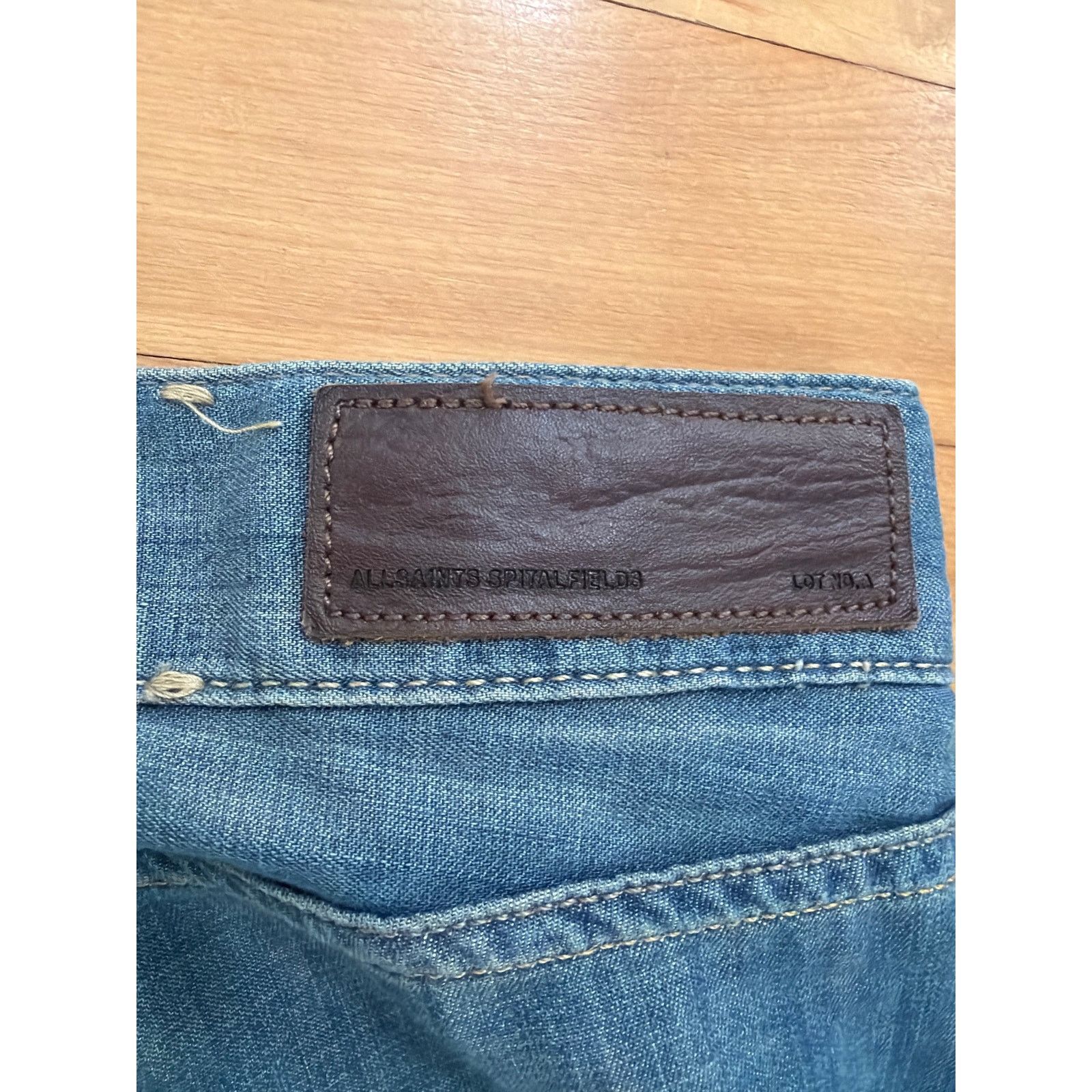 Allsaints AllSaints Reeves Boyfriend Jeans Size 32 Spital fields Blue Size 32" / US 10 / IT 46 - 6 Thumbnail