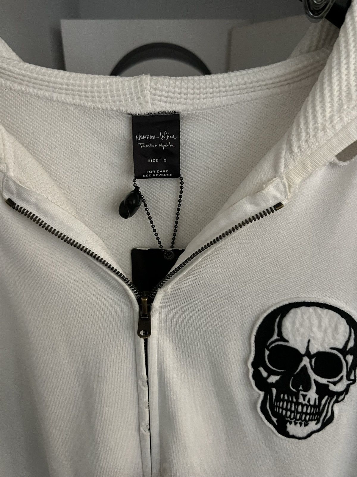 Number (N)ine × Takahiromiyashita The Soloist. Number (N)ine SS04 Skull Patch Hoodie Size US S / EU 44-46 / 1 - 3 Thumbnail