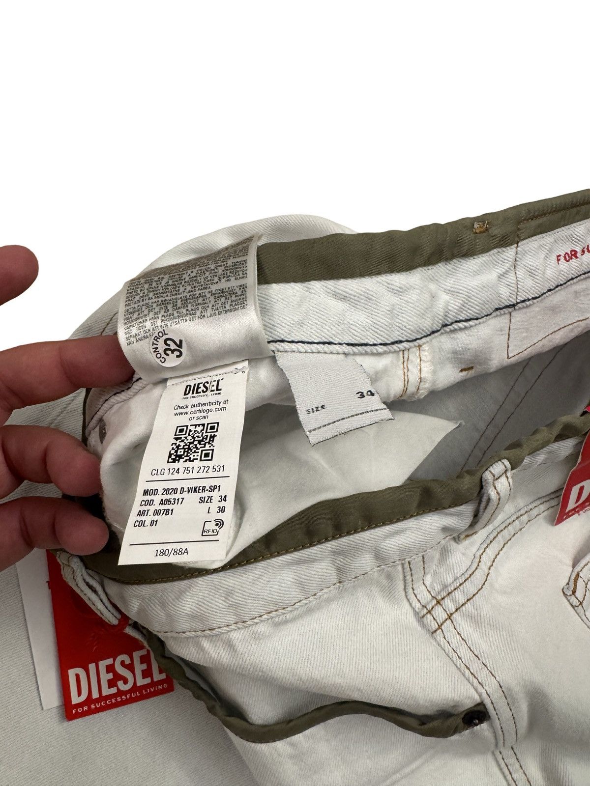 Diesel 🔥300$ Diesel 2020 D-Viker Jeans/Diesel Viker Denim Jeans Size US 32 / EU 48 - 11 Thumbnail