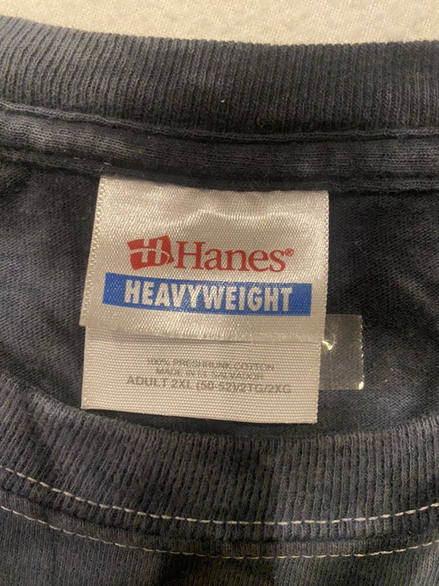 Hanes Vintage Hanes Heavy Weight Grey Tye Dye Wolf Tee Size US XL / EU 56 / 4 - 4 Thumbnail