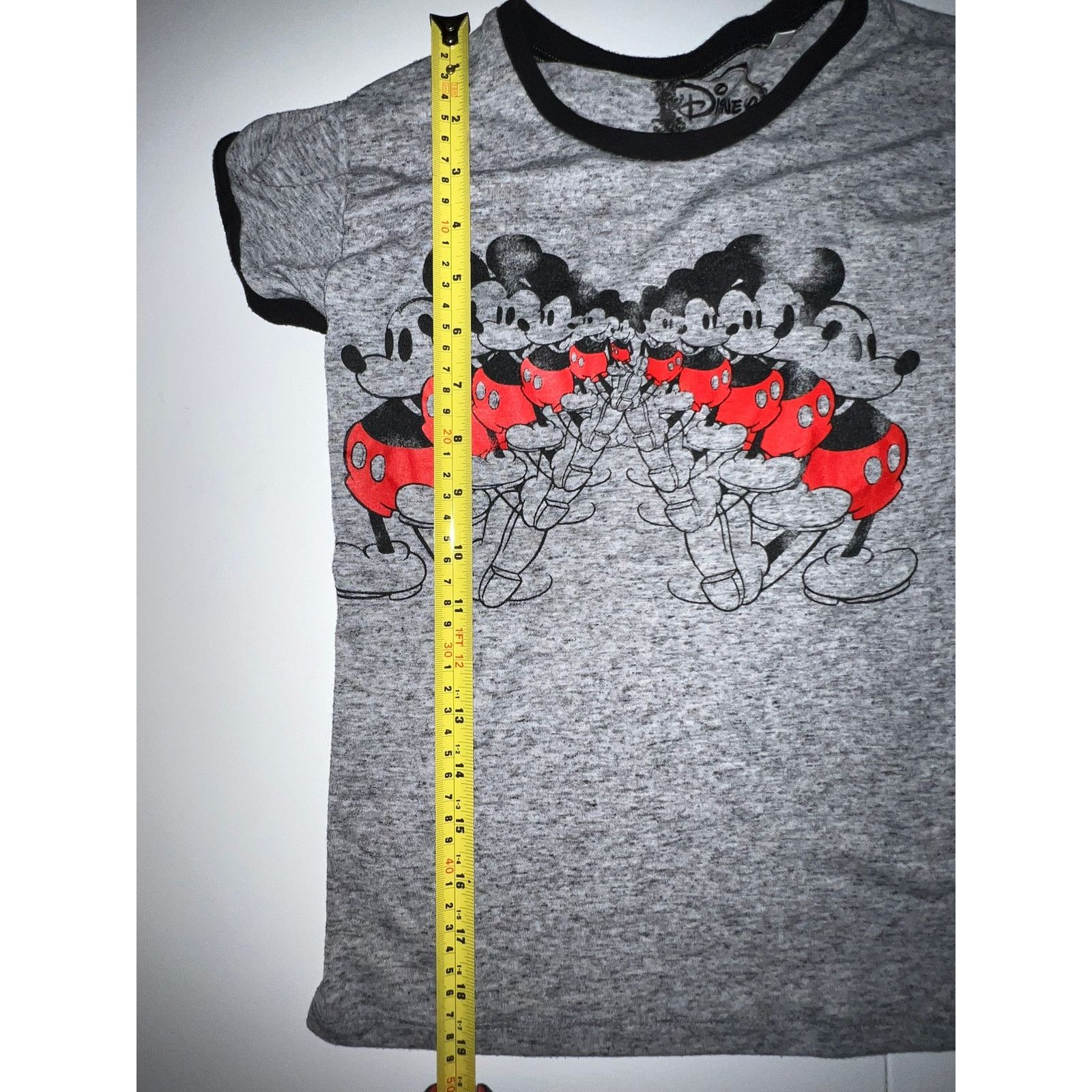 Disney Kids Mickey Mouse Disney Mirrored Ringer T-Shirt Size XS / US 0-2 / IT 36-38 - 6 Thumbnail