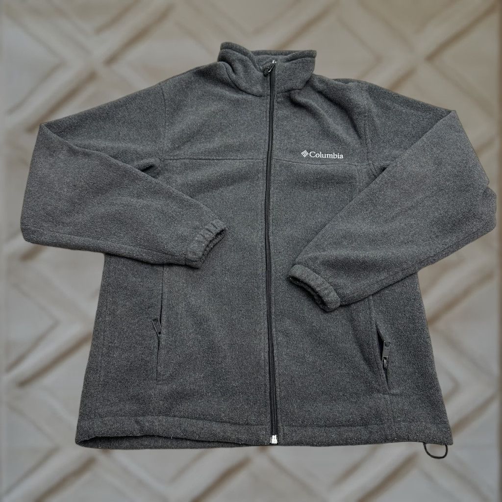 Vintage Columbia Steens Mountain Fleece Jacket Men Small Dark Gray Full Zip Outdoor Hike Jacket Size US S / EU 44-46 / 1 - 1 Thumbnail