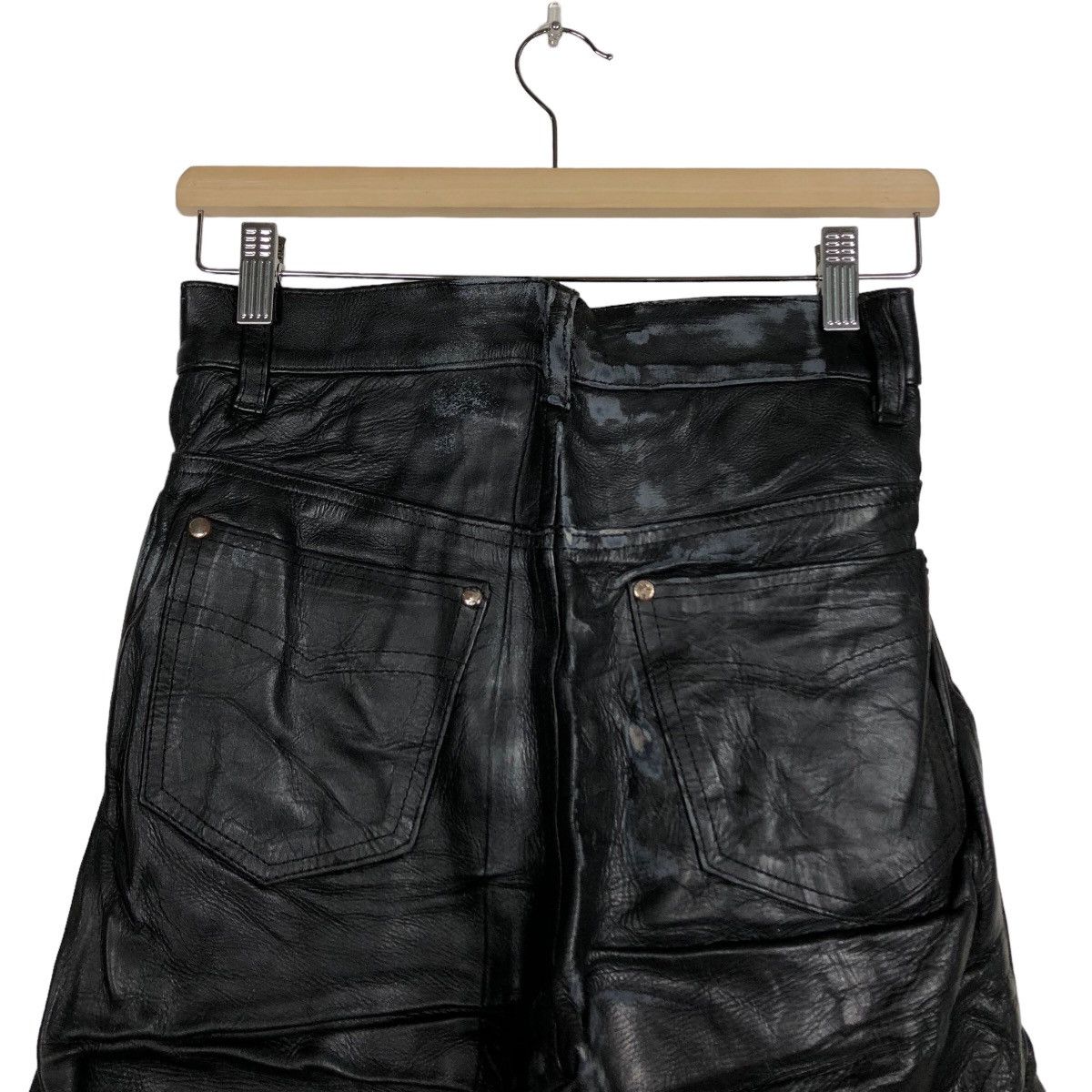 Genuine Leather 🔥Rare 90’s Genuine Leather Pants Racing Issey Miyake Japan Size US 28 / EU 44 - 8 Thumbnail
