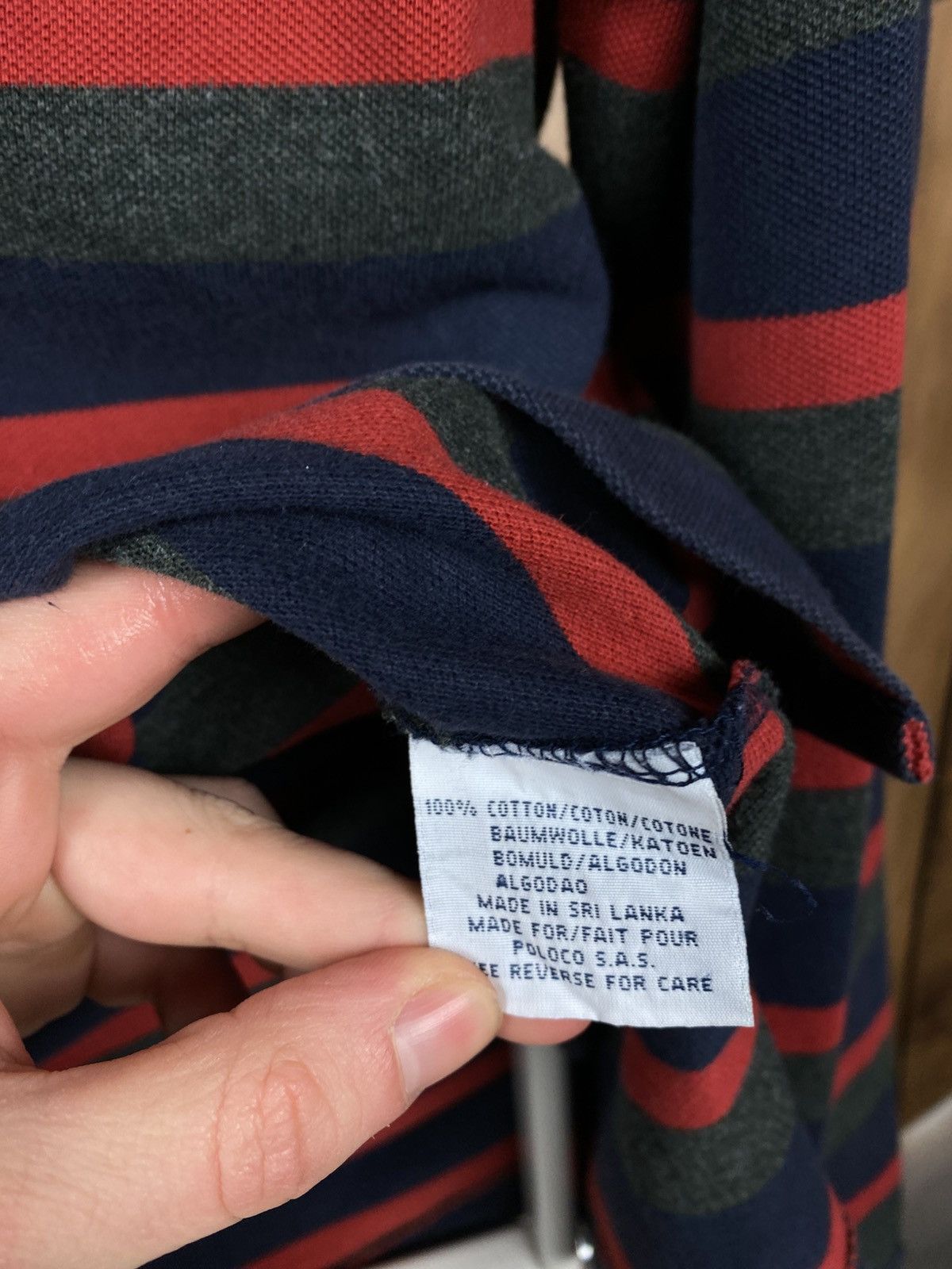 Polo Ralph Lauren 🎠Vintage 90s Polo Swetshirt Polo Ralph Lauren Striped Pony🎠 Size US XL / EU 56 / 4 - 14 Thumbnail
