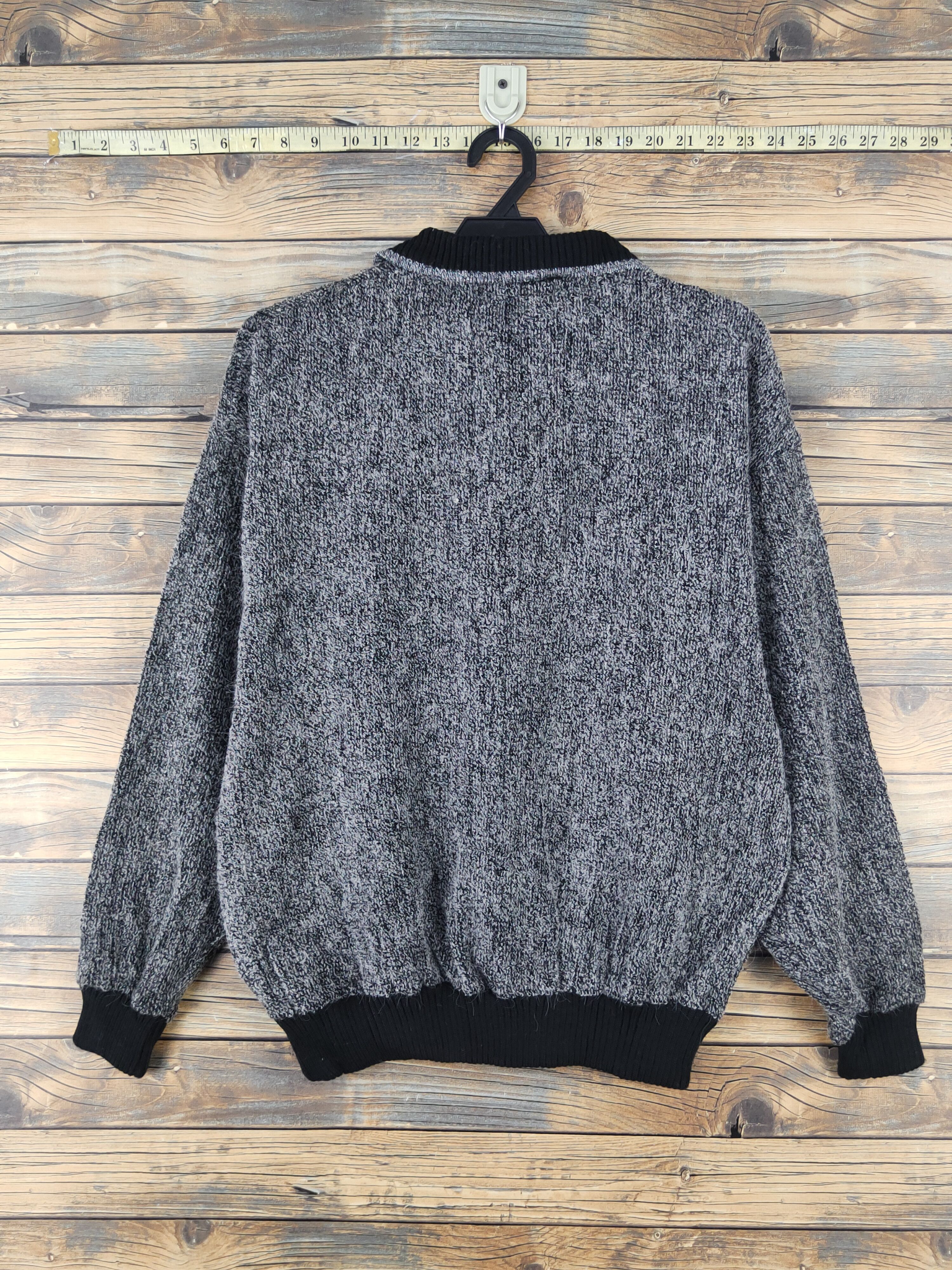 Homespun Knitwear Inter Classic Black Wool Knitwear Sweatshirts #W1822 Size US L / EU 52-54 / 3 - 7 Thumbnail