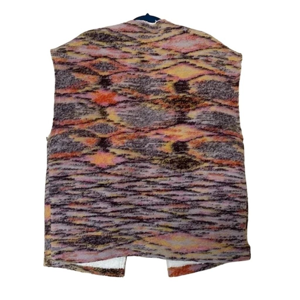 Free People Free PEOPLE Layer Up Vest Wool and Sherpa Reversible XS Size XXS / US 00 / IT 34 - 3 Thumbnail