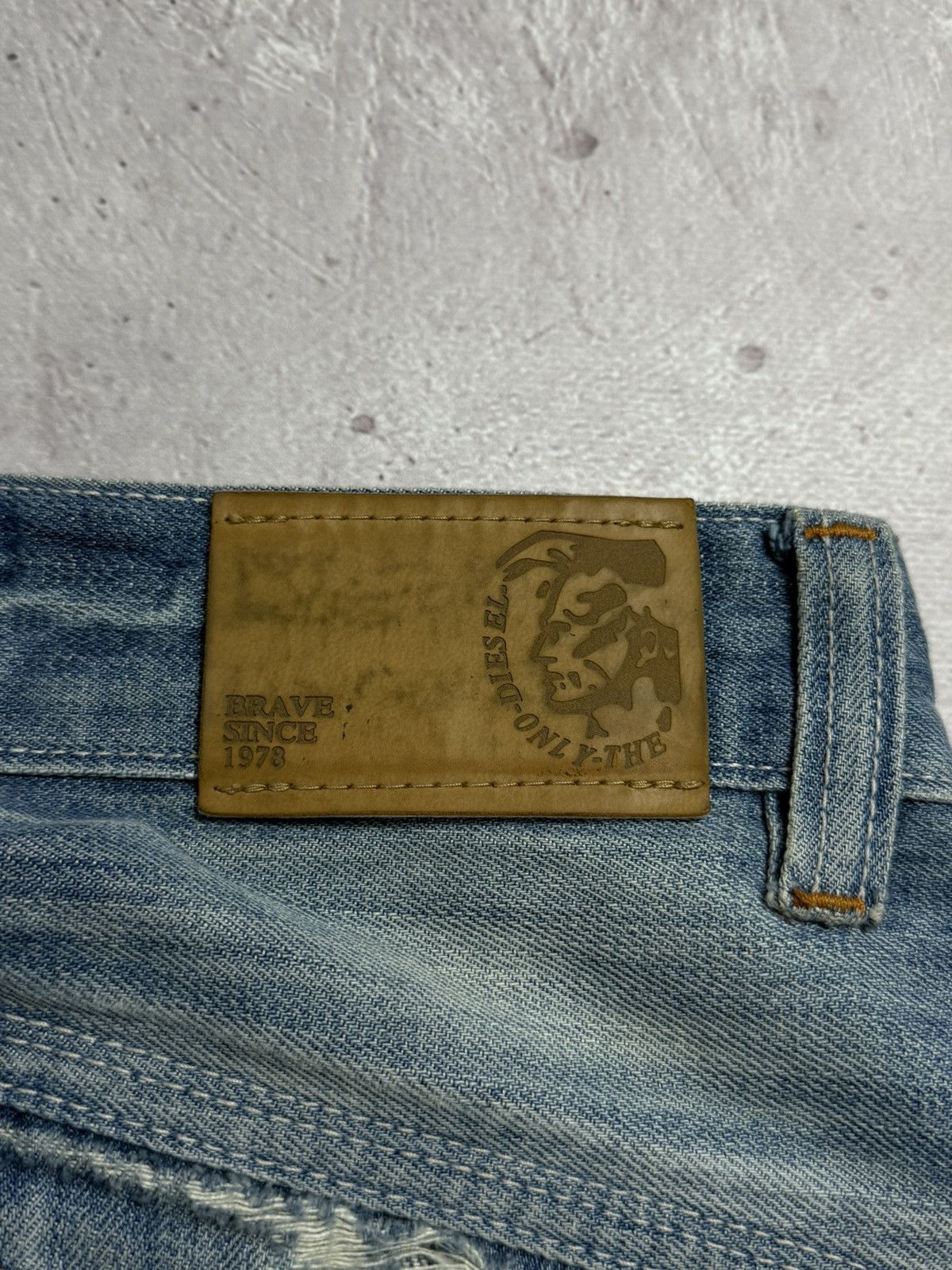 Diesel Vintage Diesel Hysteric Glamour Style Distresed Washed Jeans Size US 31 - 10 Thumbnail