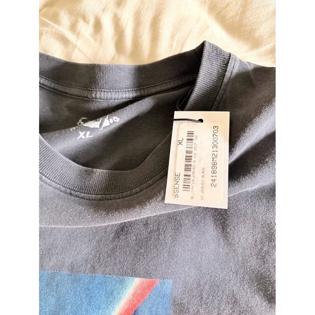 DANCER Men’s DANCER Washed Black Help Tee Sz XL NWT Size US XL / EU 56 / 4 - 4 Thumbnail