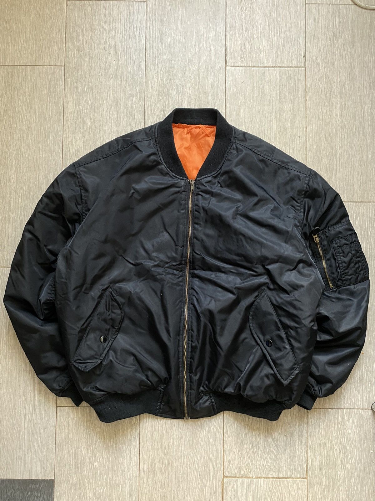 VINTAGE MA-1 BOMBER ALPHA INDUSTRIES STYLE