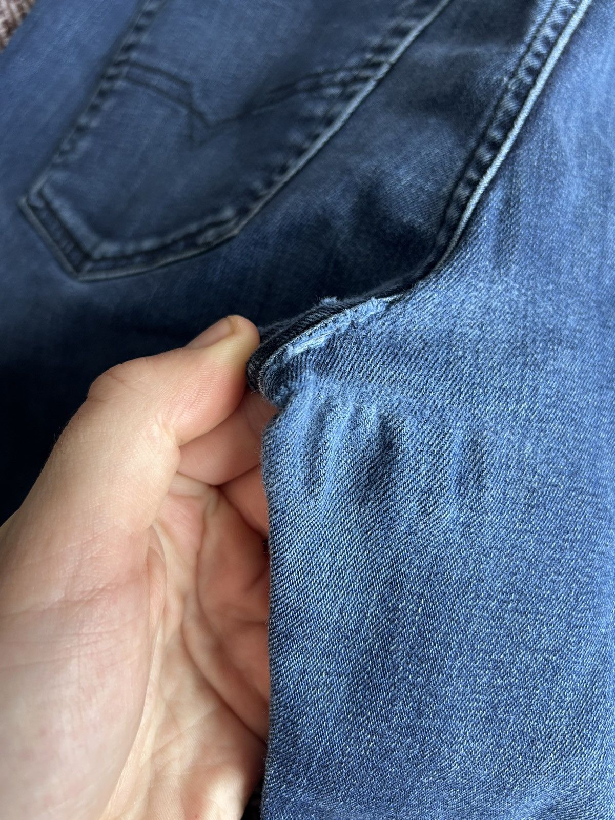 Diesel Diesel Sleenker-X Washed Denim Jeans Size W33 Slim Skinny Size US 33 - 6 Thumbnail