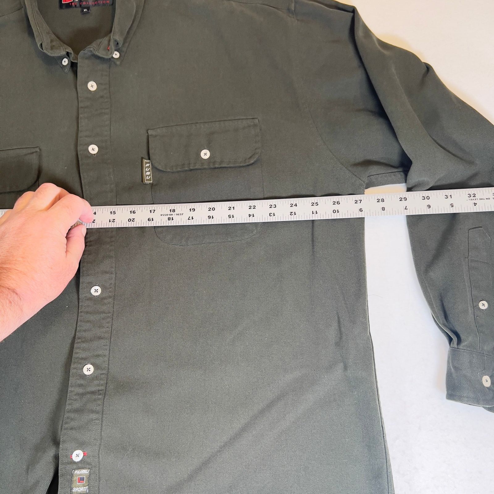 Fubu FUBU The Collection Sport Button Down Shirt Men's XL Green Size US XL / EU 56 / 4 - 10 Thumbnail