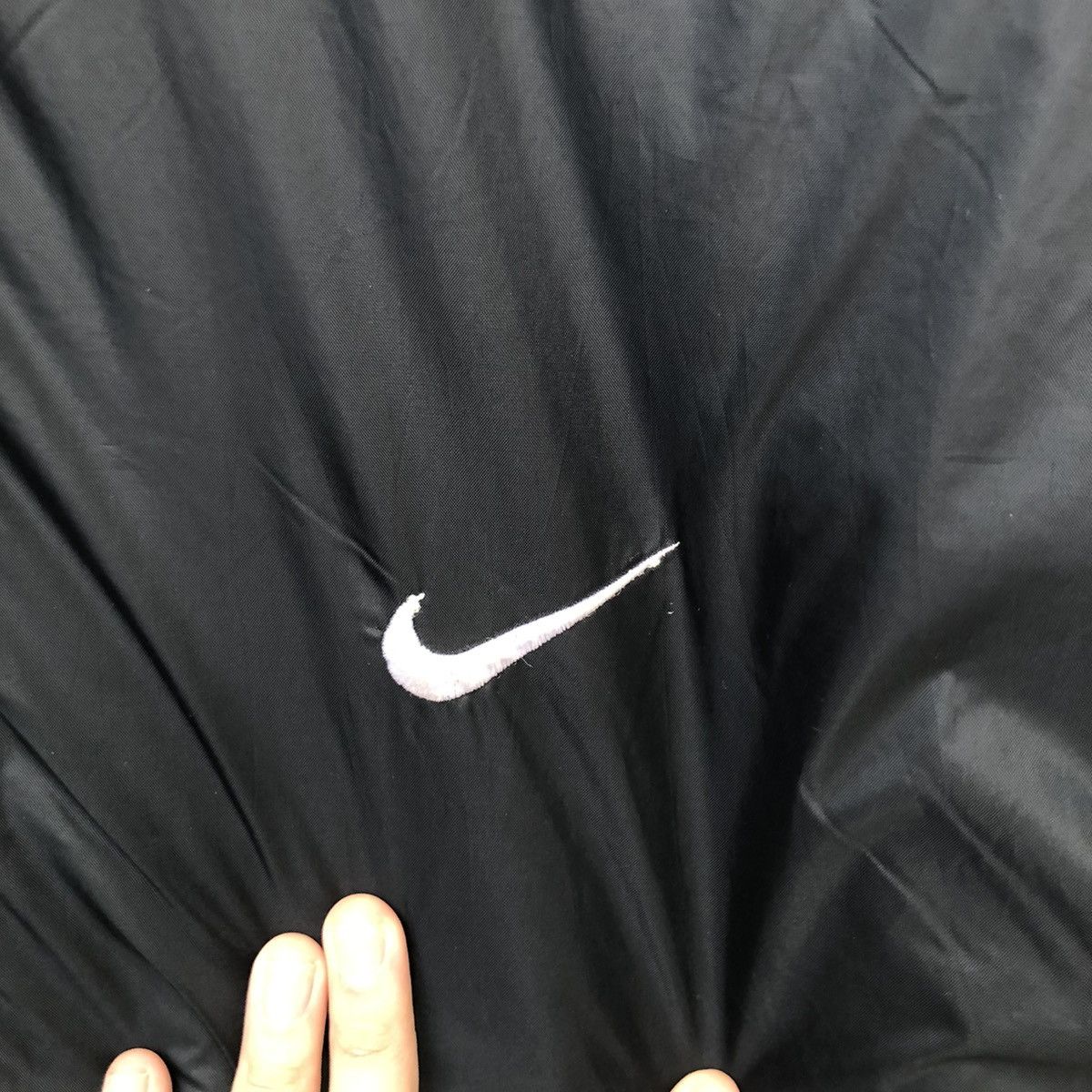 Japanese Brand Vintage 90s Nike Air Swoosh Reversible Jacket | L | Swag Size US L / EU 52-54 / 3 - 4 Thumbnail